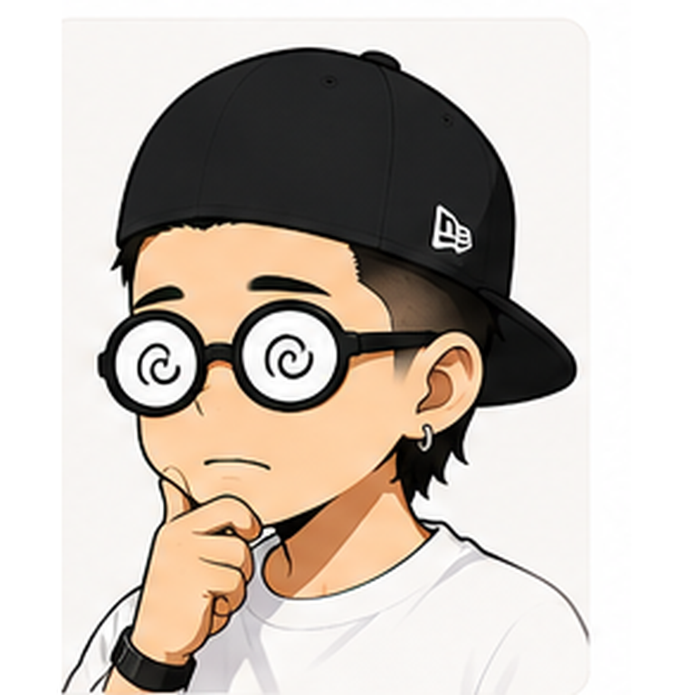 考え込む表情の筆者・田中のイラスト