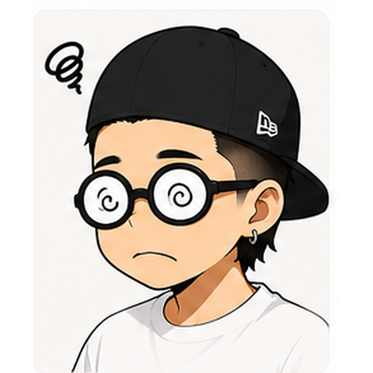 困惑した表情の筆者・田中のイラスト
